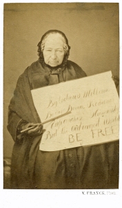 Anne Knight, photograph by Victor Franck, c.1855 (LSF MS BOX W2)