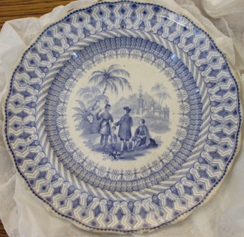 William Penn commemorative china: small plate